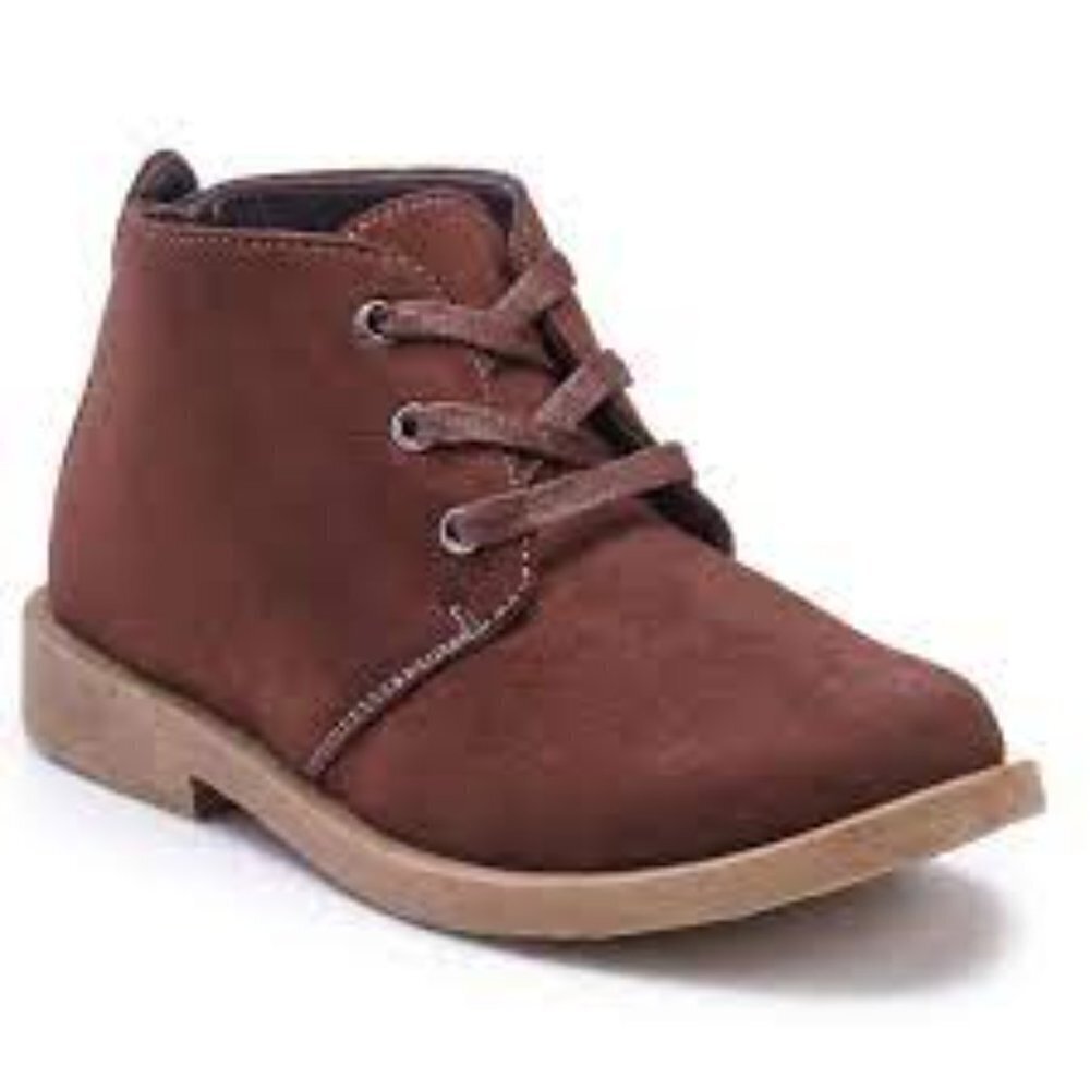 JOSEPH ALLEN Desert Chukka Boots Boy's size 4 Brown Tan Comfort